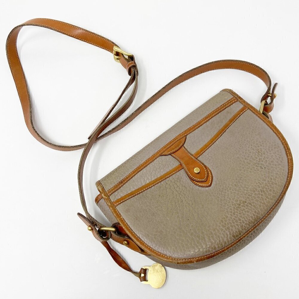 DOONEY & BOURKE | Vintage Saddle Up Calvary Trooper Crossbody Bag Taupe - Picture 15 of 15